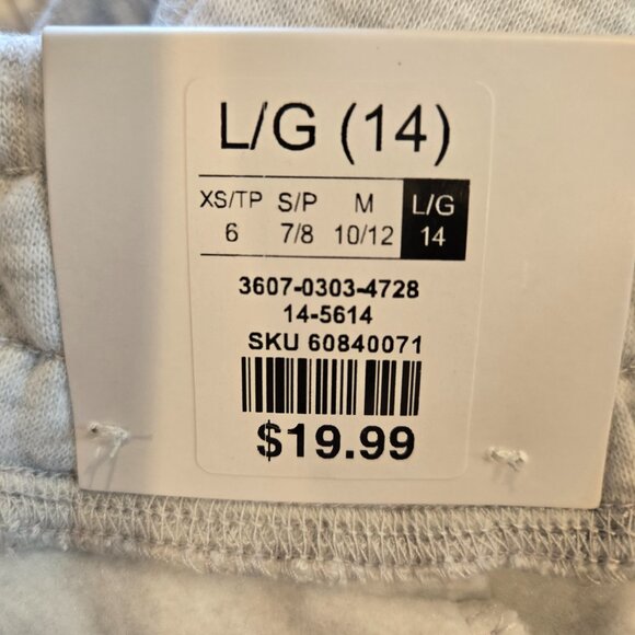 NWT URBAN HERITAGE YOUTH Heathered Grey Joggers L (14) - Picture 5 of 5